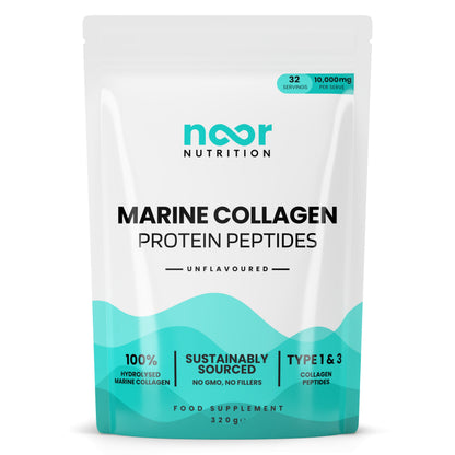 Marine collagen front of pouch